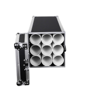 Flight case pour 9 pieds de micro