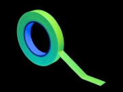 Gaffeur Jaune Fluo UV - Bande Adhésive 19 mm x 25 m pour Décoration et Signalétique