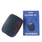 Getone 25 Blue Yourban Enceinte bluetooth et USB bleu étanche IP65