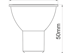 AMPOULE LED HOOK GU10 6W 220V 60º DICHROIC EFFECT LED 4000K