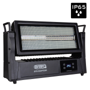 BTI-RAPTOR Briteq - Stroboscope motorisé IP65 haute puissance, 144 LEDs blanches 8 sections, 576 LEDs RGB 16 zones