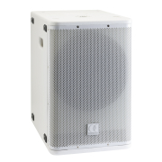 iLINEsub12Aw Audiophony - Caisson de basses 12 pouces actif 700W + 700W avec DSP intégré – Blanc