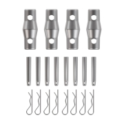 QUATRO-300 Contestage - Structure aluminium carrée 290 charge lourde Longueur 300 cm Livré avec 1 kit de jonction