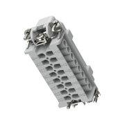 H-BE 16 SSDR EPIC - insert male 16 poles à vis type harting