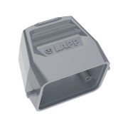 Capot à sortie latérale pour connecteur Type Harting 6 pôles sortie M20