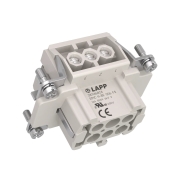 Insert femelle type Harting 6 pôles à vis