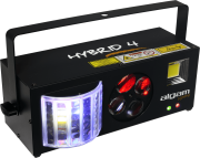 Hybrid 4 Algam Lighting effet LED DJ 4 en 1 derby, gobo flower strobe et laser