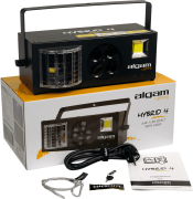 Hybrid 4 Algam Lighting effet LED DJ 4 en 1 derby, gobo flower strobe et laser