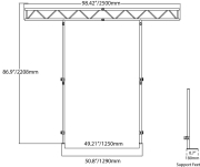 Extension pour stand ADJ PRO EVENT TABLE II
