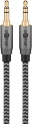 Cordon mini jack 3.5mm mâle vers mini jack 3.5mm mâle version pro 50cm