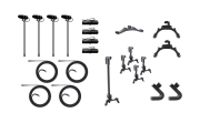 KIT-4099-DP-4C DPA - 4099 CORE+ Classic Touring Kit de 4 micros instrument Loud SPL avec accessoires