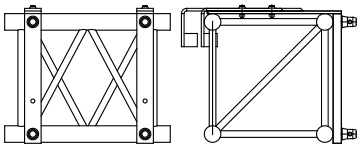 Liaison mobile pour carré 390 vers carré 390 ASD