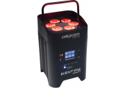 EVENTPAR  Algam Lighting - Projecteur led sur batterie 6 x 12W RGBWAUV