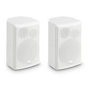 Paire d'enceintes d'installation LD SYSTEMS SAT 62 6,5'' blanche passive 130W