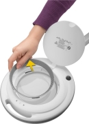 lampe loupe articulée monobras led 9W dimmable 3 dioptries