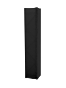 Housse de Totem pour structure carré 290 - noir 1m