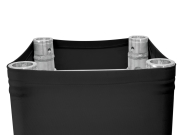 Housse de Totem pour structure carré 290 - noir 1m50