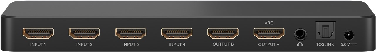 Matrice HDMI 4 entrées vers 2 sorties 4K 60Hz