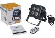MINIPAR46-QUAD Algam lighting - Mini Par Led RGBW 4 X 6W  DMX Avec Télécommande