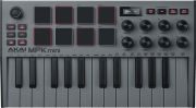 MPK Mini MKIII grey Akai - Clavier midi USB 25 touches 8 pads gris