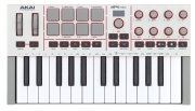 MPK Mini IV-W Akai - Clavier mini gris 25 touches 8 pads 8 rotatifs