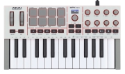 MPK Mini IV-W Akai - Clavier mini gris 25 touches 8 pads 8 rotatifs