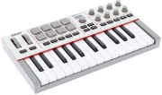 MPK Mini IV-W Akai - Clavier mini gris 25 touches 8 pads 8 rotatifs
