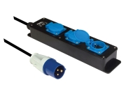 Multiprise P17 16A mâle vers 3 PC16 230V câble 3m 3X2.5mm2