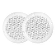 MSV50 Vonyx - Paire de haut parleur encastrable 5 pouces 80W 8ohms blanc