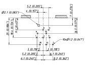 Embase femelle coudée Combo NEUTRIK à souder sur CI pour XLR 3 et Jack 6.35 Stéréo