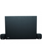 Ensemble Sonorisation Work NEO3 100BT Black caisson de basse mural + 2 satellites