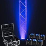 Pack Algam Lighting 6 x EVENTPAR612-HEX-IP + EVENT-PAR-FC