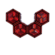 Par 2Bee J.Collyns - Pack de 2 projecteurs vintage 3 x 50W + RGB