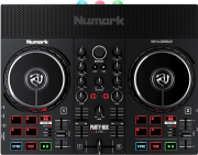 PartyMixLive Numark - Contrôleur DJ 2 voies carte son lumières et enceintes intégrées