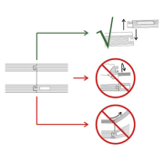 Passage de câble caoutchouc noir extérieur 1m X 210mm