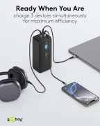 Powerbank 65W 20000mAh avec 3 sorties