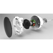 Enceinte public adress à suspendre 5.25pouce 2 voies 30W 100V ou 8 ohms blanc