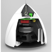 Enceinte public adress à suspendre 5.25pouce 2 voies 30W 100V ou 8 ohms blanc