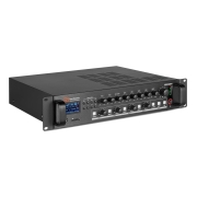 PDV240MP3 Power dynamics ampli public adress 240W 6 entrées 4 zones lecteur USB BT +FM