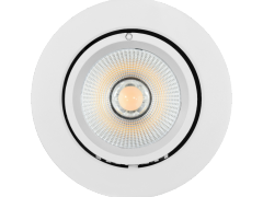 Downlight encastré orientable et inclinable Beneito et faure Pixel 30W blanc chaud dimmable