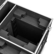 Flight de 2 Nereid1940 BeamZ Pro – 2 Lyres Wash Bee Eyes 19 X 40W RGBW IP65 en flightcase