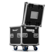Flight de 2 Nereid760 BeamZ Pro – 2 Lyres Wash Bee Eyes 7 X 60W RGBW IP65 en Flightcase