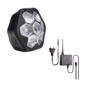 Pack Lightboks Soundboks Jeu de lumière sans fil 7 x 12 W RGBW IP65 + CHARGER-5 Soundboks pour BATTERYBOKS-4