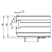 PLTS-2×1 ConteStage – Plateau de praticable 2m * 1m 750kg/M2