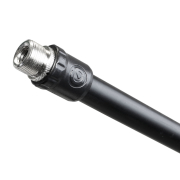 Pied de micro court Gravity MS 2221 B base ronde et perche fixe