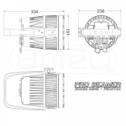 PRO BEAMER ZOOM MK5 - RENTAL BRITEQ - Projecteur LED RGBW 7 x 20 W à zoom motorisé