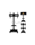 Support d'écran sur roulette GUIL pour moniteur de 32 à 65