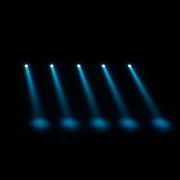 Projecteur Led Cameo Q-Spot 15W RGBW boitier noir