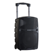 Pack Racer 120 F8 Audiophony Enceinte autonome Bluetooth 10 pouces 120W RMS + 1 Housse + 1 Micro Main