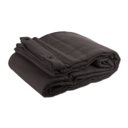 Rideau noir 6m(Long) 3m(Haut) Certifié B1 avec oeillets acier ourlé.